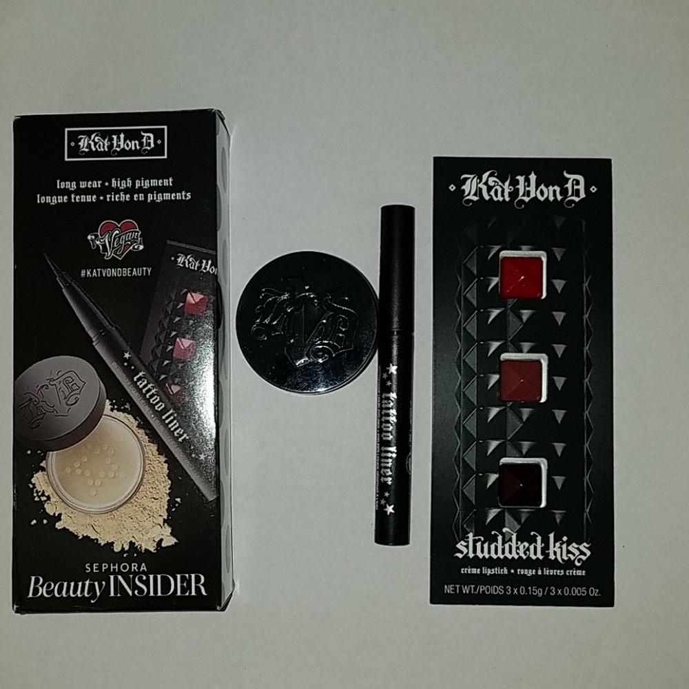 Kat Von Beauty-3 piece set w/free gift